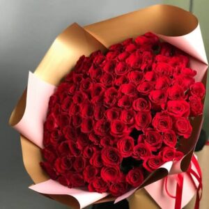 Букет 101 красной розы